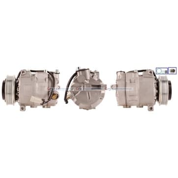 Kompressor, AC Ø-120mm från Autofrance
