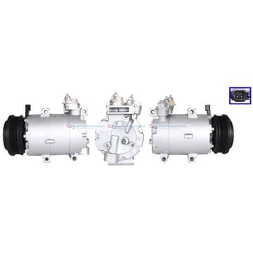 Kompressor, AC Ø-108mm från Autofrance