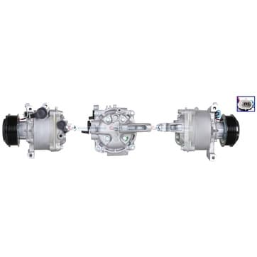 Kompressor, AC Ø-95mm från Autofrance
