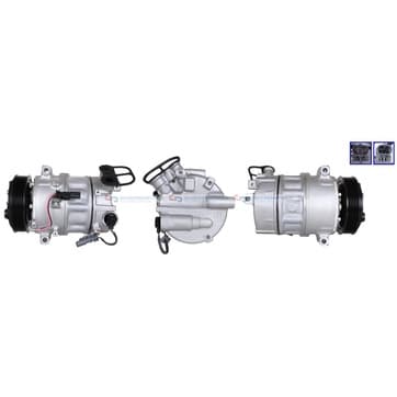 Kompressor, AC Ø-120mm från Autofrance