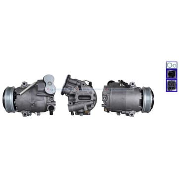 Kompressor, AC Ø-110mm från Autofrance