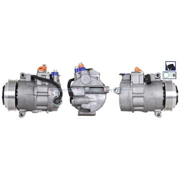 Kompressor, AC Ø-115mm från Autofrance