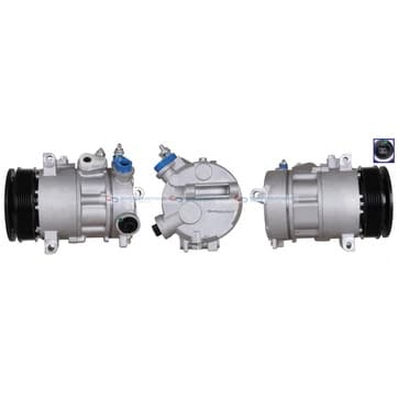 Kompressor, AC Ø-120mm från Autofrance