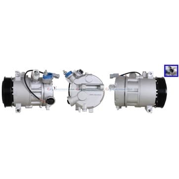 Kompressor, AC Ø-120mm från Autofrance