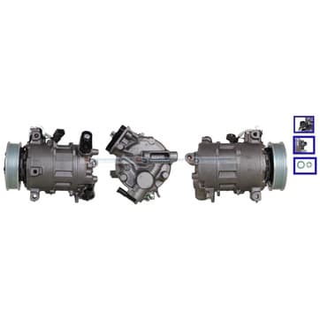 Kompressor, AC Ø-110mm från Autofrance