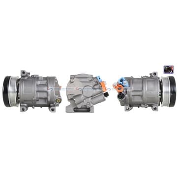Kompressor, AC Ø-110mm från Autofrance