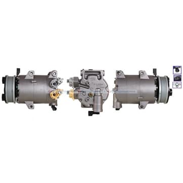 Kompressor, AC Ø-108mm från Autofrance