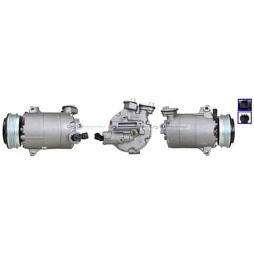 Kompressor, AC Ø-108mm från Autofrance
