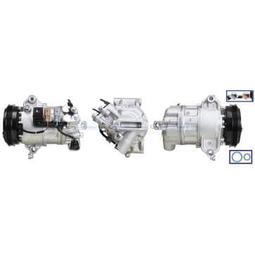Kompressor, AC Ø-115mm från Autofrance