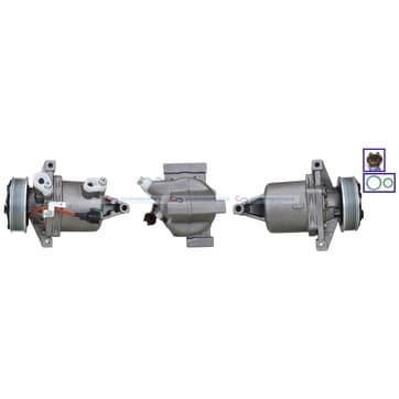 Kompressor, AC Ø-100mm från Autofrance