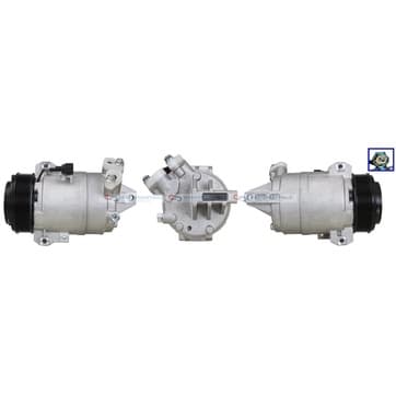 Kompressor, AC Ø-115mm från Autofrance