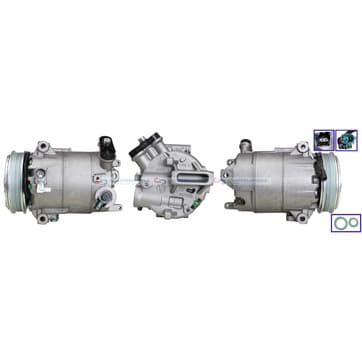 Kompressor, AC Ø-119mm från Autofrance