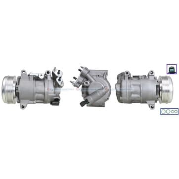 Kompressor, AC Ø-110mm från Autofrance