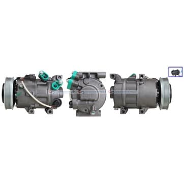 Kompressor, AC Ø-124mm från Autofrance