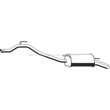 Bakre ljuddämpare från Autofrance