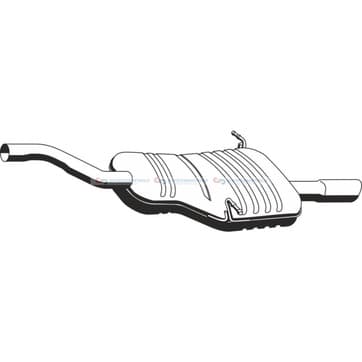 Bakre ljuddämpare från Autofrance