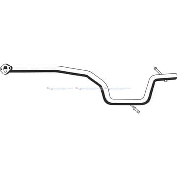Avgasrör, Mitt Mitte — Mitt från Autofrance