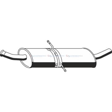 Mellanljuddämpare från Autofrance
