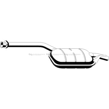Mellanljuddämpare från Autofrance