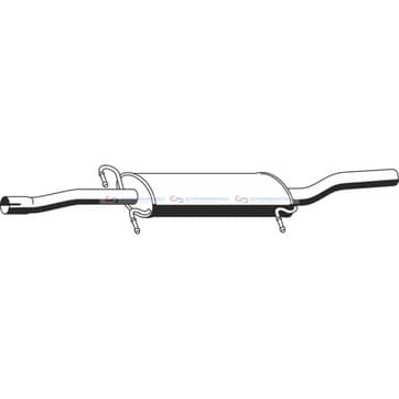 Mellanljuddämpare från Autofrance