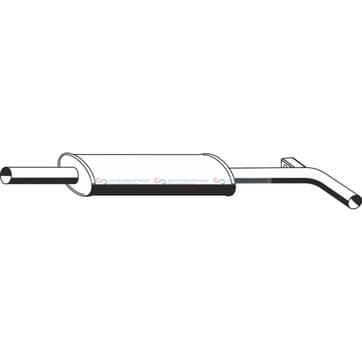 Mellanljuddämpare från Autofrance