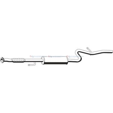 Mellanljuddämpare från Autofrance