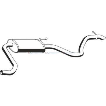 Bakre ljuddämpare från Autofrance