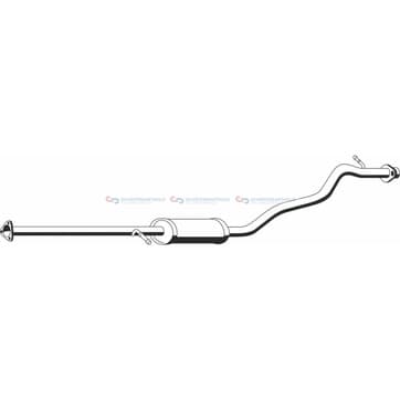 Mellanljuddämpare från Autofrance