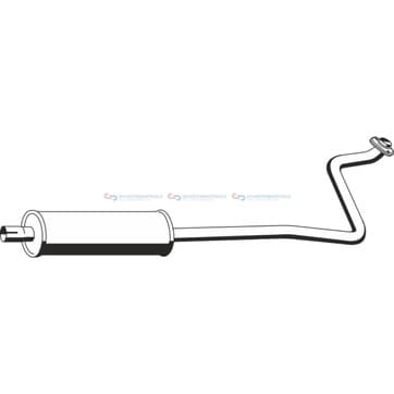 Mellanljuddämpare från Autofrance