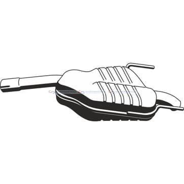 Bakre ljuddämpare från Autofrance