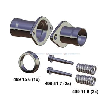 Reparationssats, Avgasrör från Autofrance