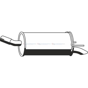 Bakre ljuddämpare från Autofrance