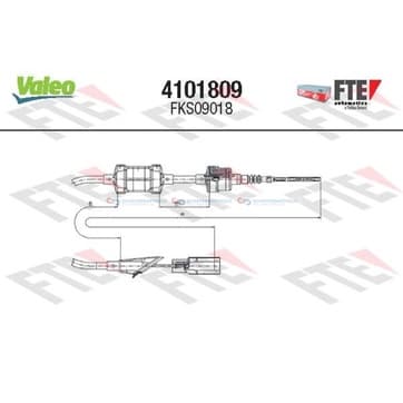 Vajer, kopplingsstyrning 856 211 / 103mm från Autofrance