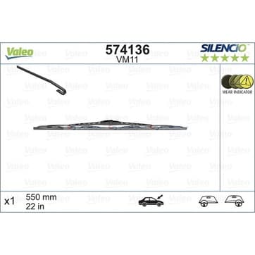 Torkarblad 550mm från Autofrance