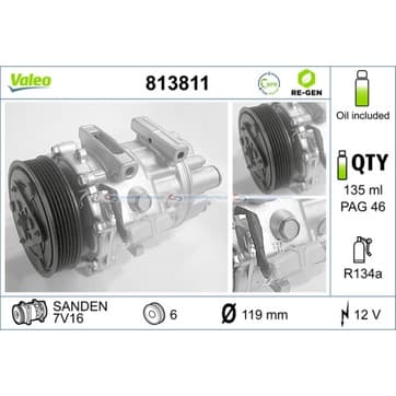 Kompressor, AC från Autofrance