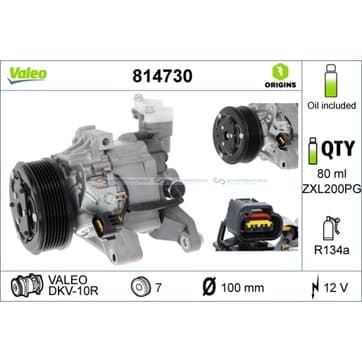 Kompressor, AC Ø-100mm från Autofrance