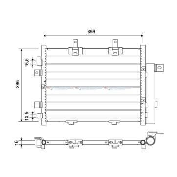 Kondensor, AC från Autofrance