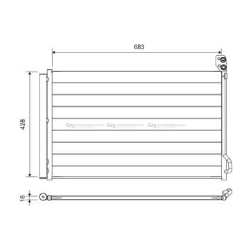 Kondensor, AC från Autofrance