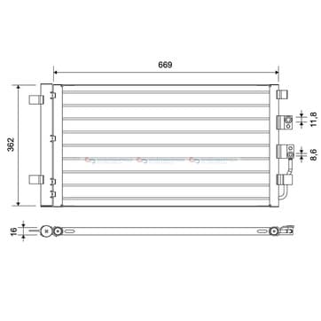 Kondensor, AC från Autofrance