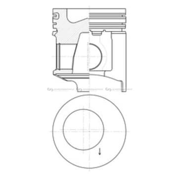 Kolv 111,78mm från Autofrance