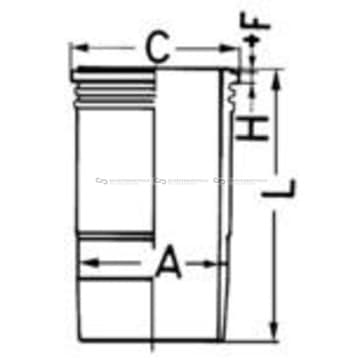 Cylinder, Liner 131mm från Autofrance