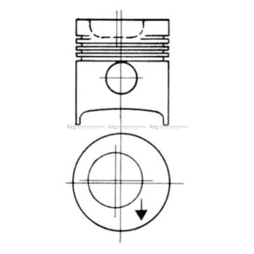 Kolv 111,78mm från Autofrance