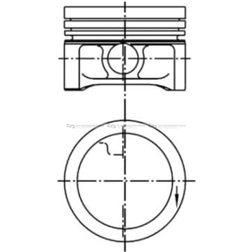 Kolv 64,5mm från Autofrance
