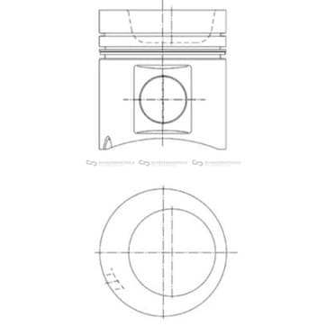 Kolv 128mm från Autofrance