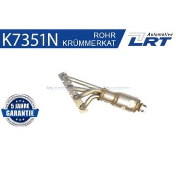 Katalysator, grenrör från Autofrance