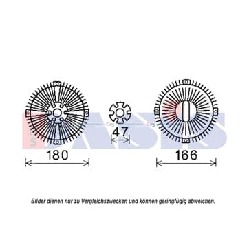 Koppling, kylarfläkt från Autofrance
