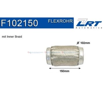 Flexrör, avgassystem 152,4mm innerväv från Autofrance