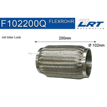 Flexrör, avgassystem 200,0mm Inter Lock från Autofrance