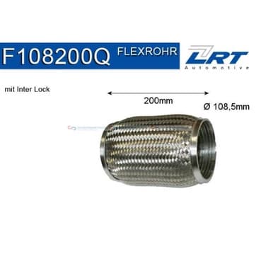 Flexrör, avgassystem 200,0mm Inter Lock från Autofrance