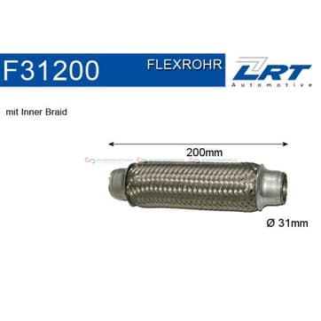 Flexrör, avgassystem 200,0mm innerväv från Autofrance